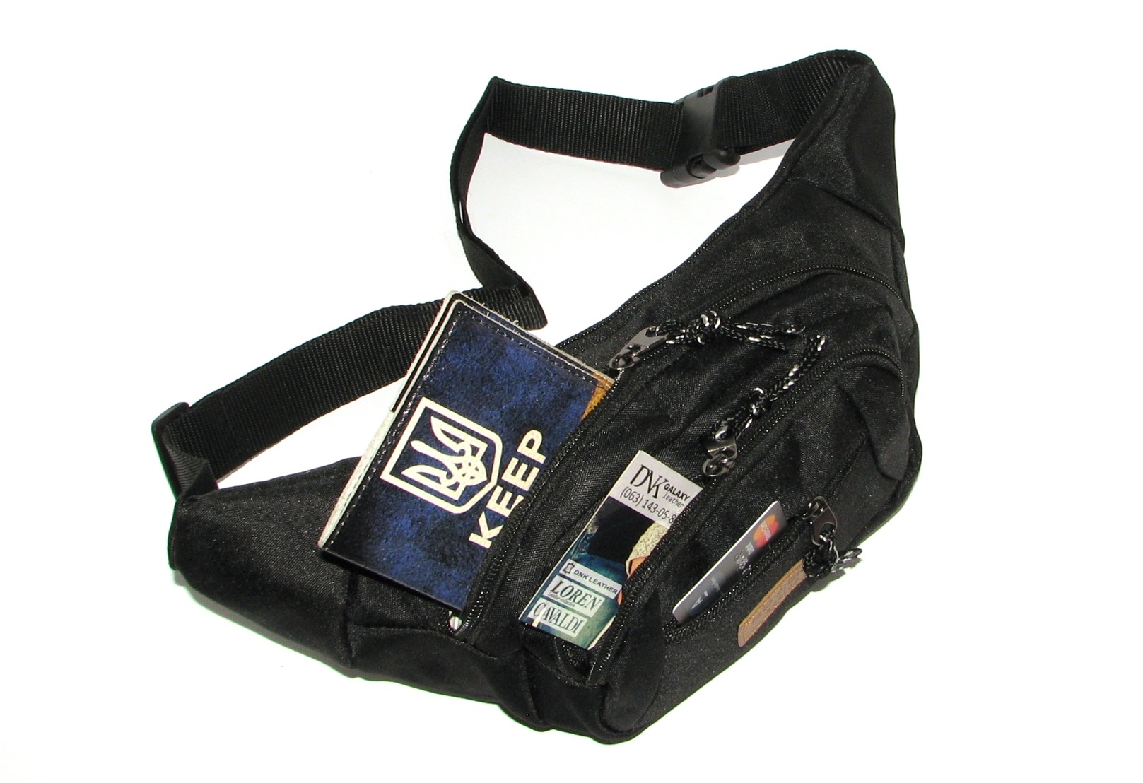 Сумка на пояс (бананка) Rovicky BAG-WB-02-4023 BLACK Сумка на пояс (бананка) Rovicky BAG-WB-02-4023 BLACK